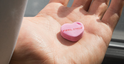 in deiner Hand liegt es, deine Gefühle zu bewerten