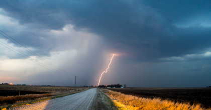 Blitz als Symbol für Stress 